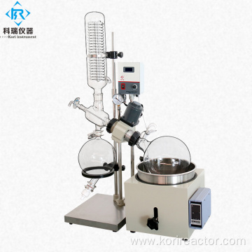 Mini rotary evaporator with vacuum glassware distillation